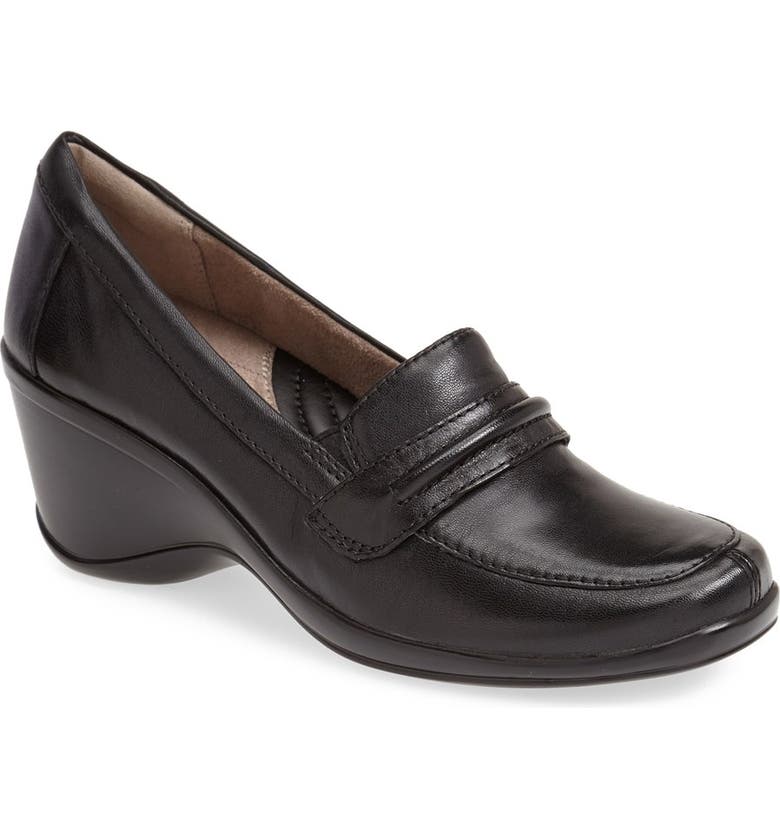 Naturalizer 'Insert' Leather Wedge Loafer (Women) | Nordstrom