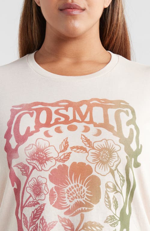 Shop Lucky Brand Cosmic Energy Snake Graphic T-shirt In Smoke Gray