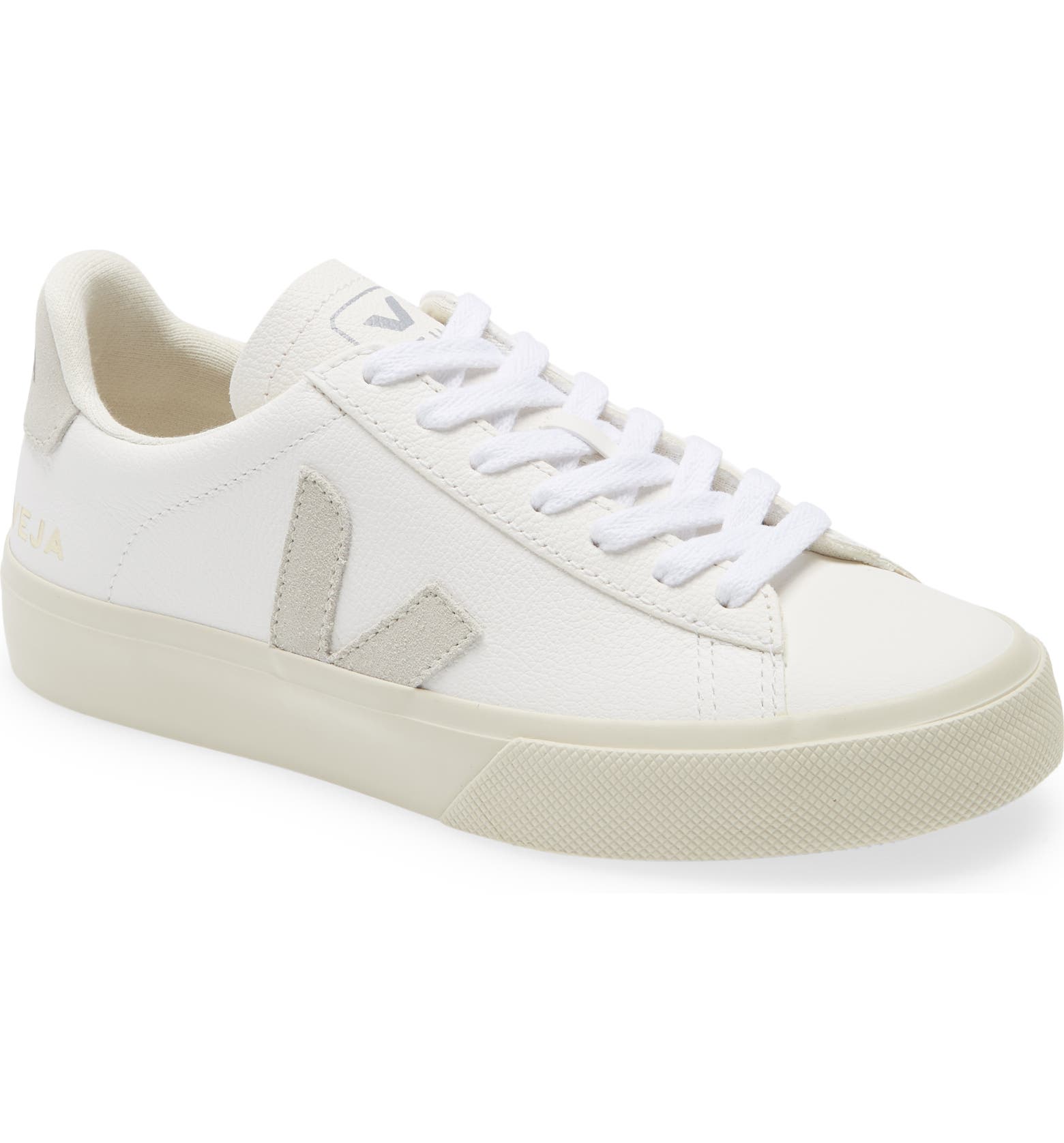 White and light grey Veja sneakers