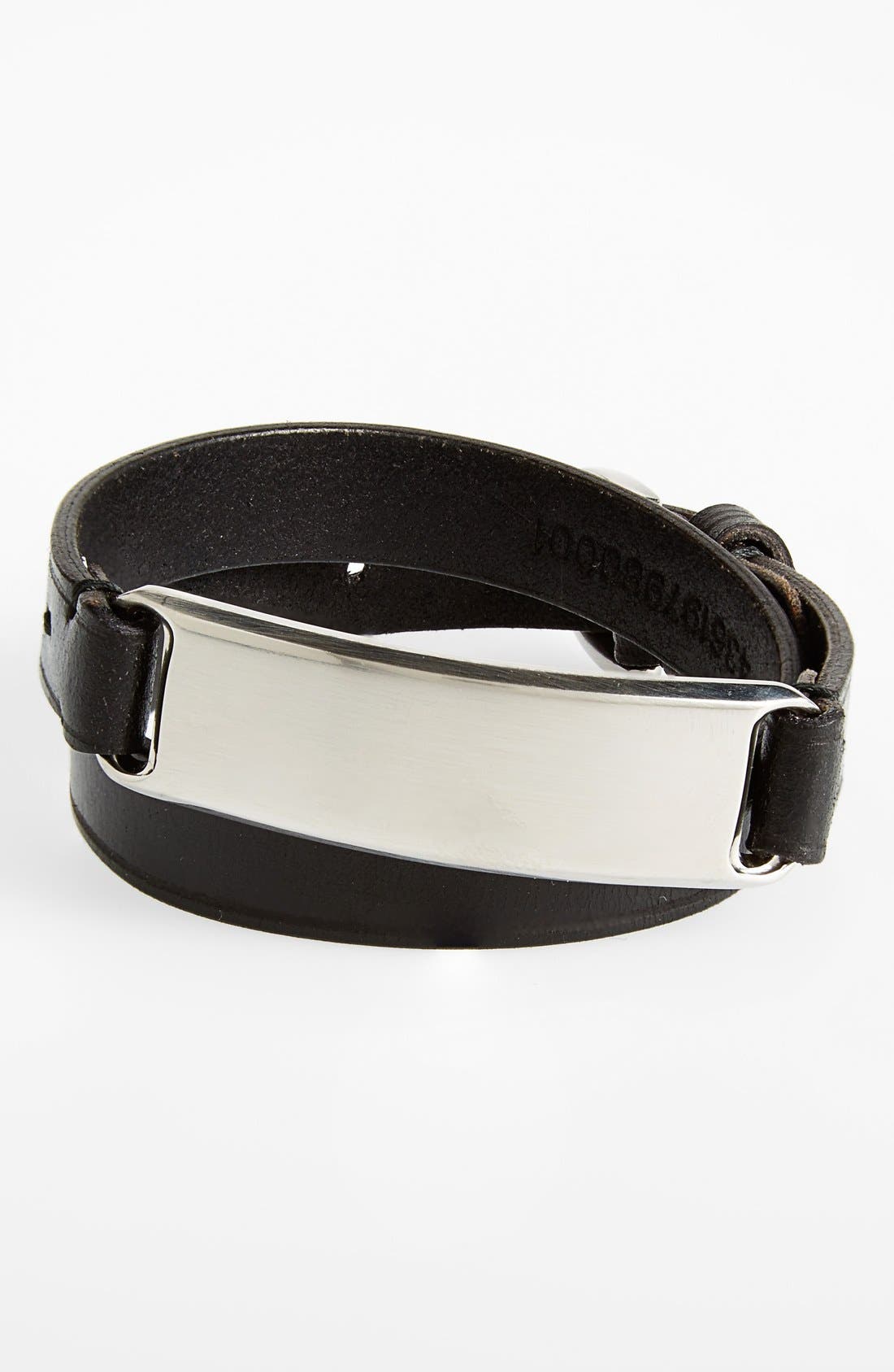 Ralph Lauren Double Wrap Leather Bracelet Nordstrom