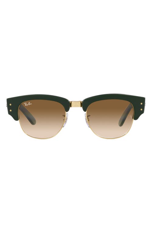 Ray-Ban 50MM MEGA CLUBMASTER SQUARE in Green at Nordstrom