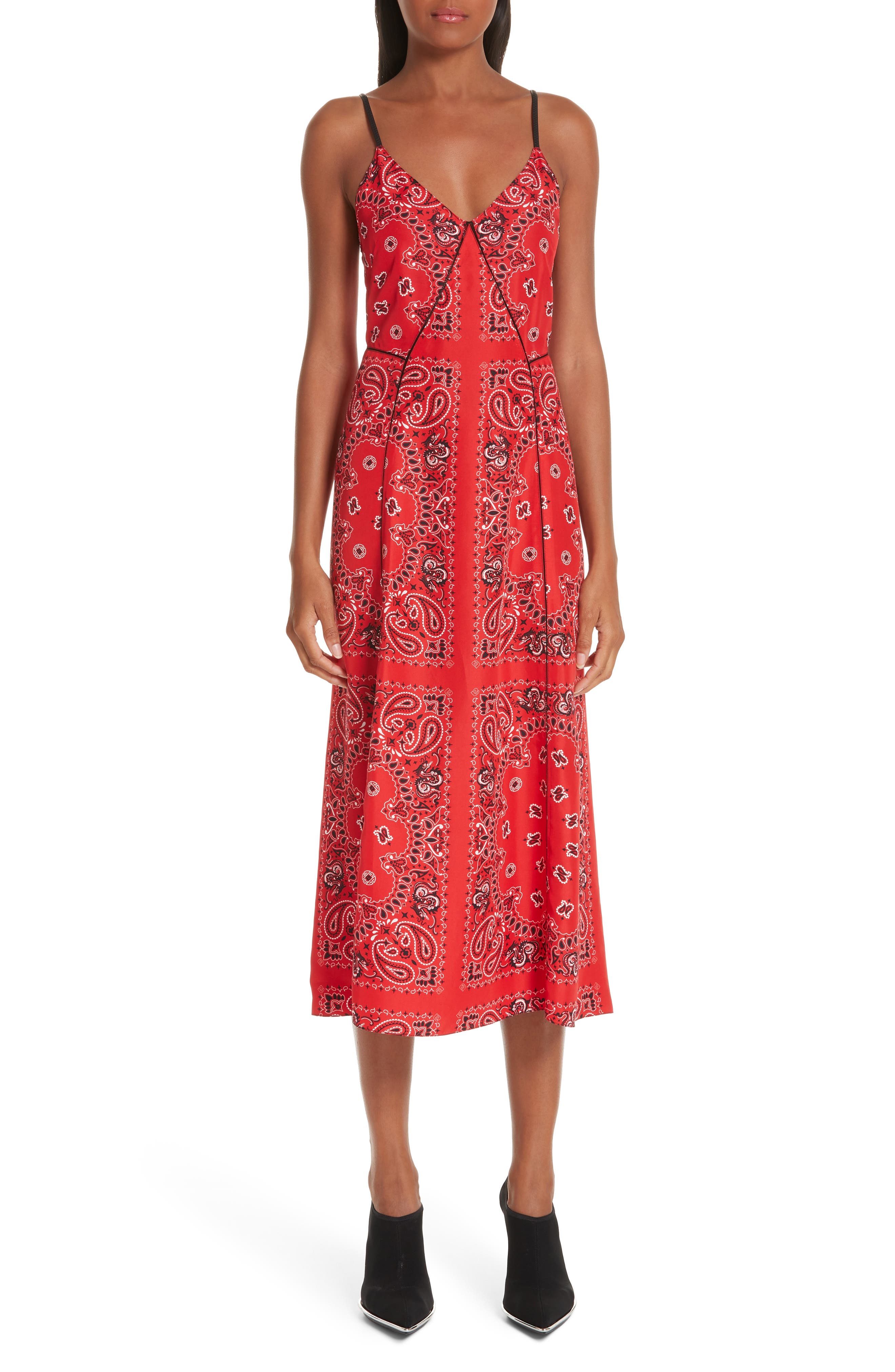 bandana slip dress
