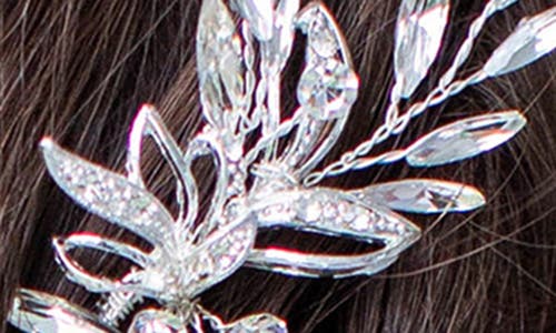 Brides And Hairpins Brides & Hairpins Raiza Hair Pin In Silver