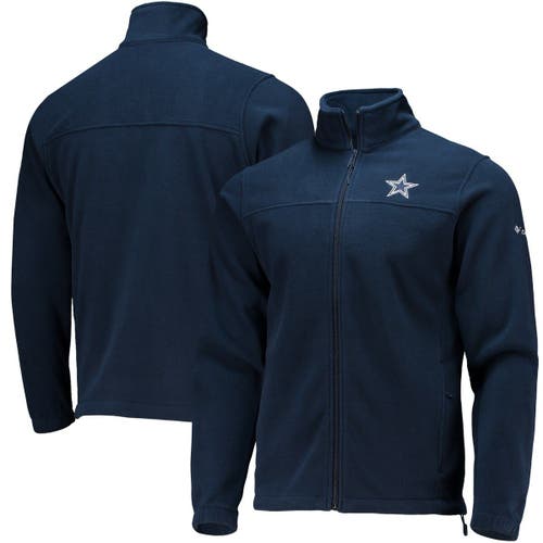 Men's Columbia Navy Dallas Cowboys Flanker III Full-Zip Jacket