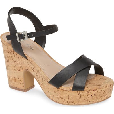 Charles By Charles David Departed Sandal, Black