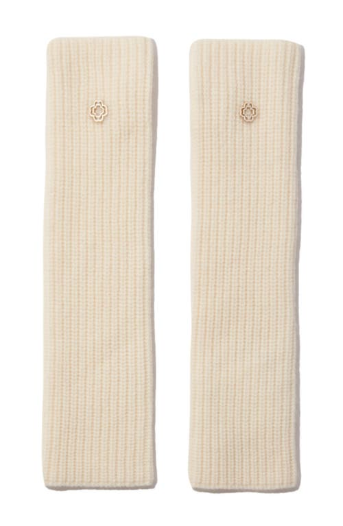 Maje Wool And Cashmere Mittens In Neutral