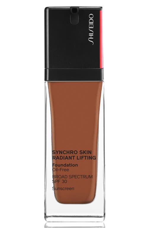 Shiseido Synchro Skin Radiant Lifting Foundation SPF 30 in 520 Rosewood at Nordstrom