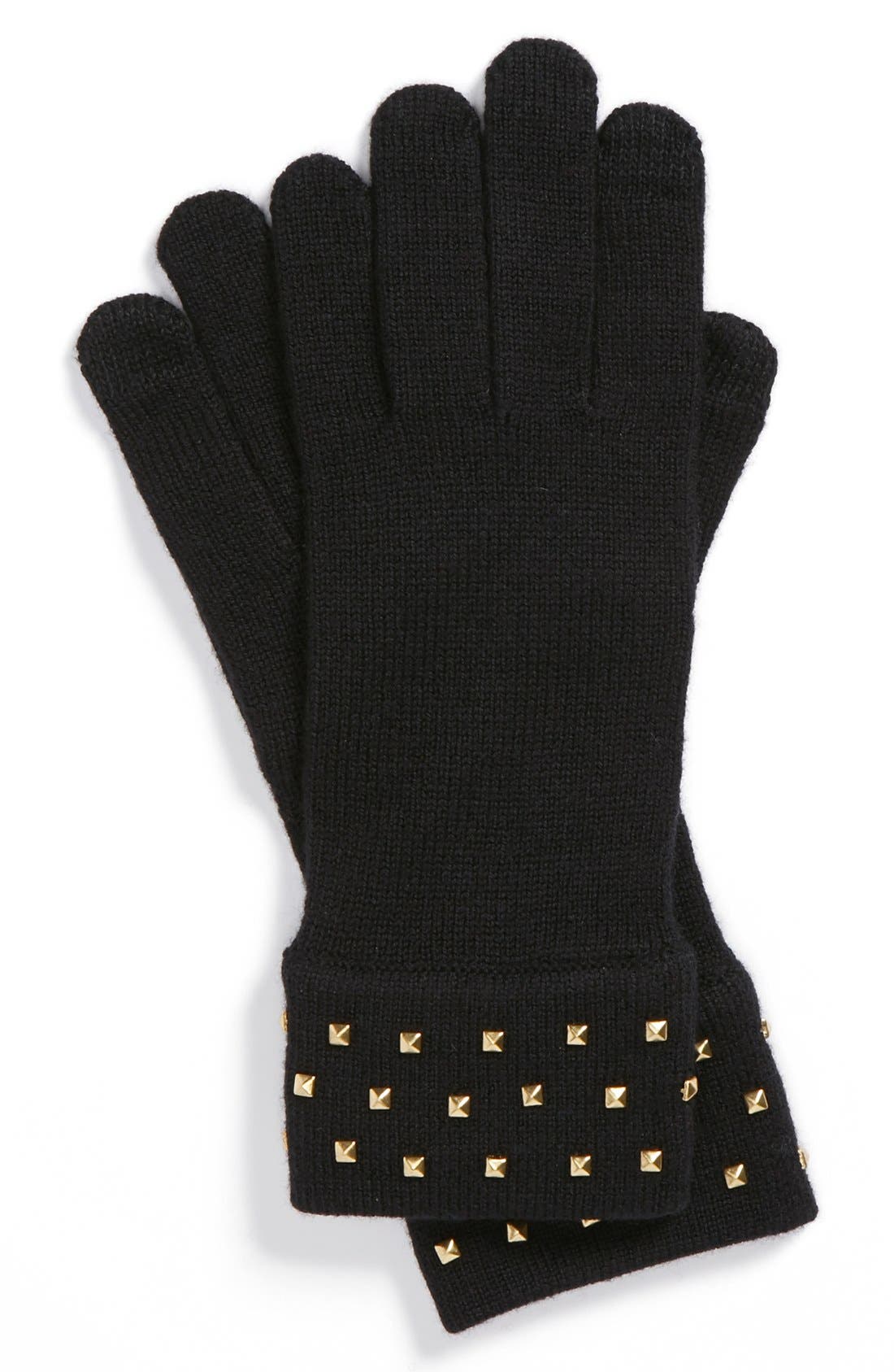 kate spade new york stud cuff merino wool gloves Nordstrom