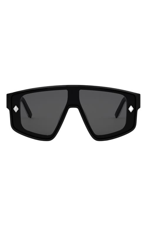 Dior Cd Diamond M1u Mask Sunglasses In Black