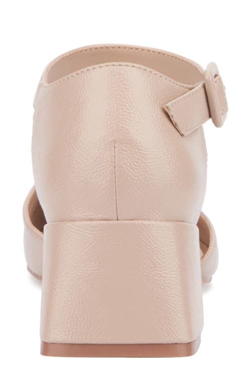 Olivia Miller Ascendant Block Heel Pump In Beige