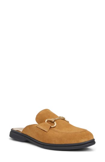 Bruno Magli Women's Niza Suede Bit Mules In Cognac Suede