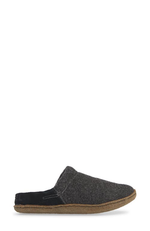 Shop Sorel Nakiska Scuff Slipper In Black/natural