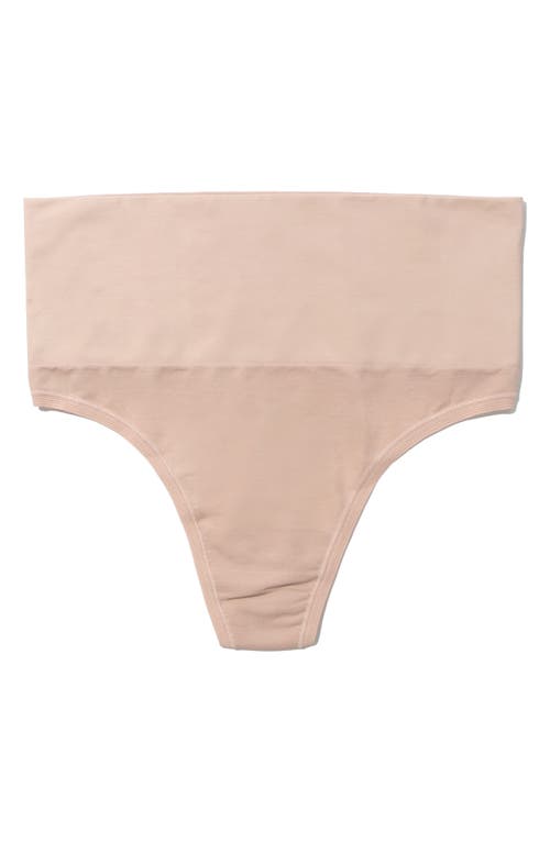 Shop Hanky Panky Body Mid Rise Thong In Chai