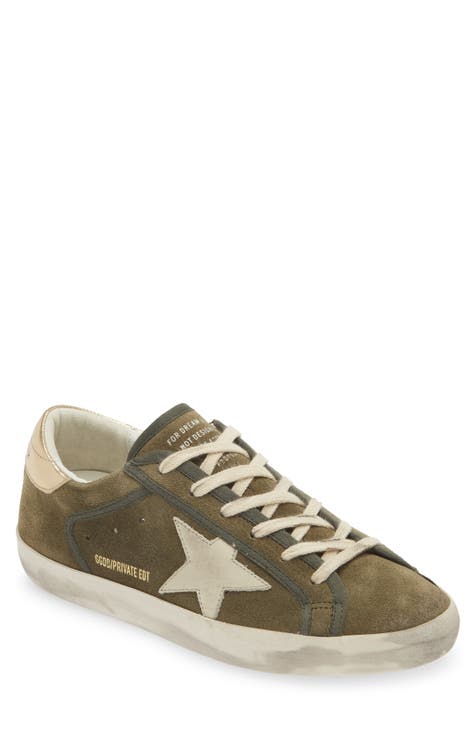 Green golden goose sneakers best sale