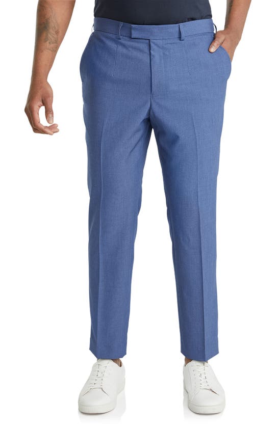 Shop Johnny Bigg Moore Hyperstretch Slim Fit Trousers In Azure