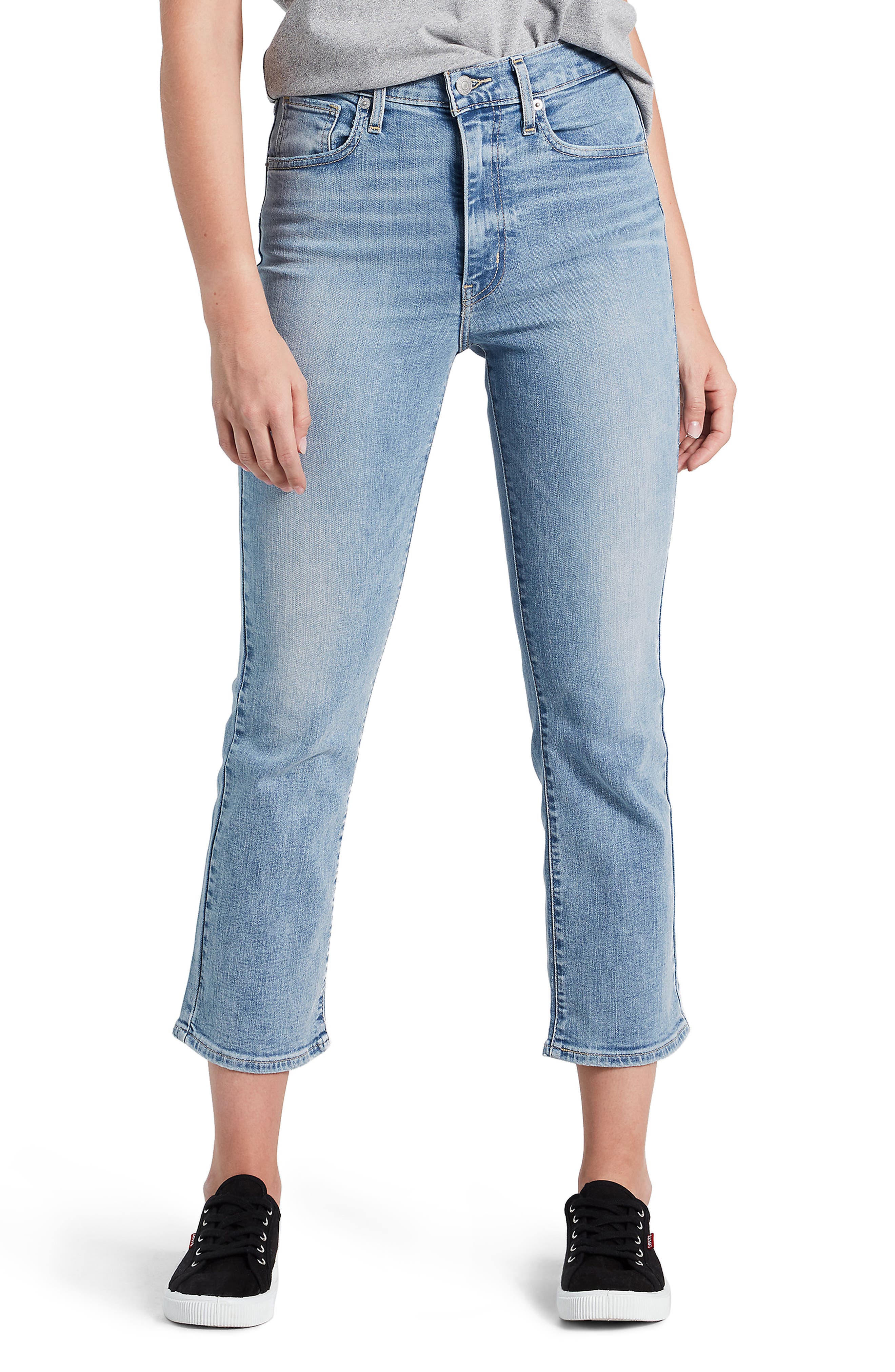 mile high crop flare jeans levis