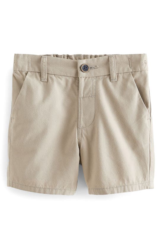 Next Kids' Cotton Chino Shorts In Natural