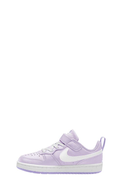 Shop Nike Kids' Court Borough Low Recraft Sneaker In Grape/white/lilac