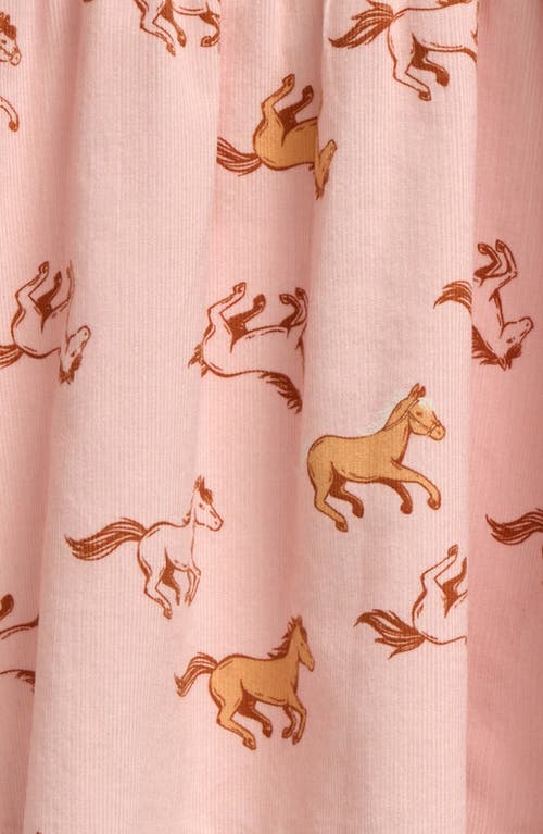 Shop Tucker + Tate Cotton Corduroy Ruffle Dress & Bloomers In Pink English Horses