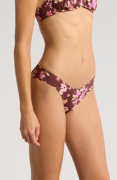 Shop Billabong Free To Be Bondi Bikini Bottoms In Choc Chip