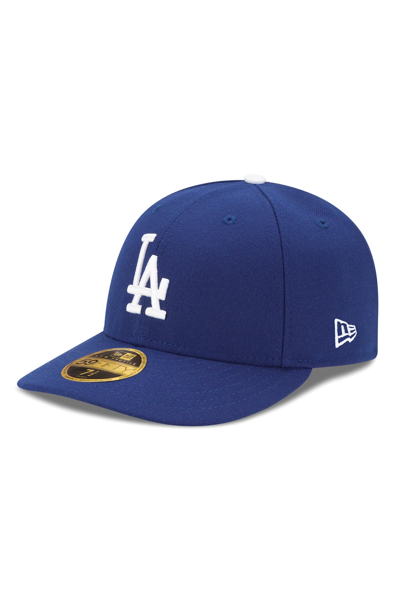 la dodgers low profile fitted hat