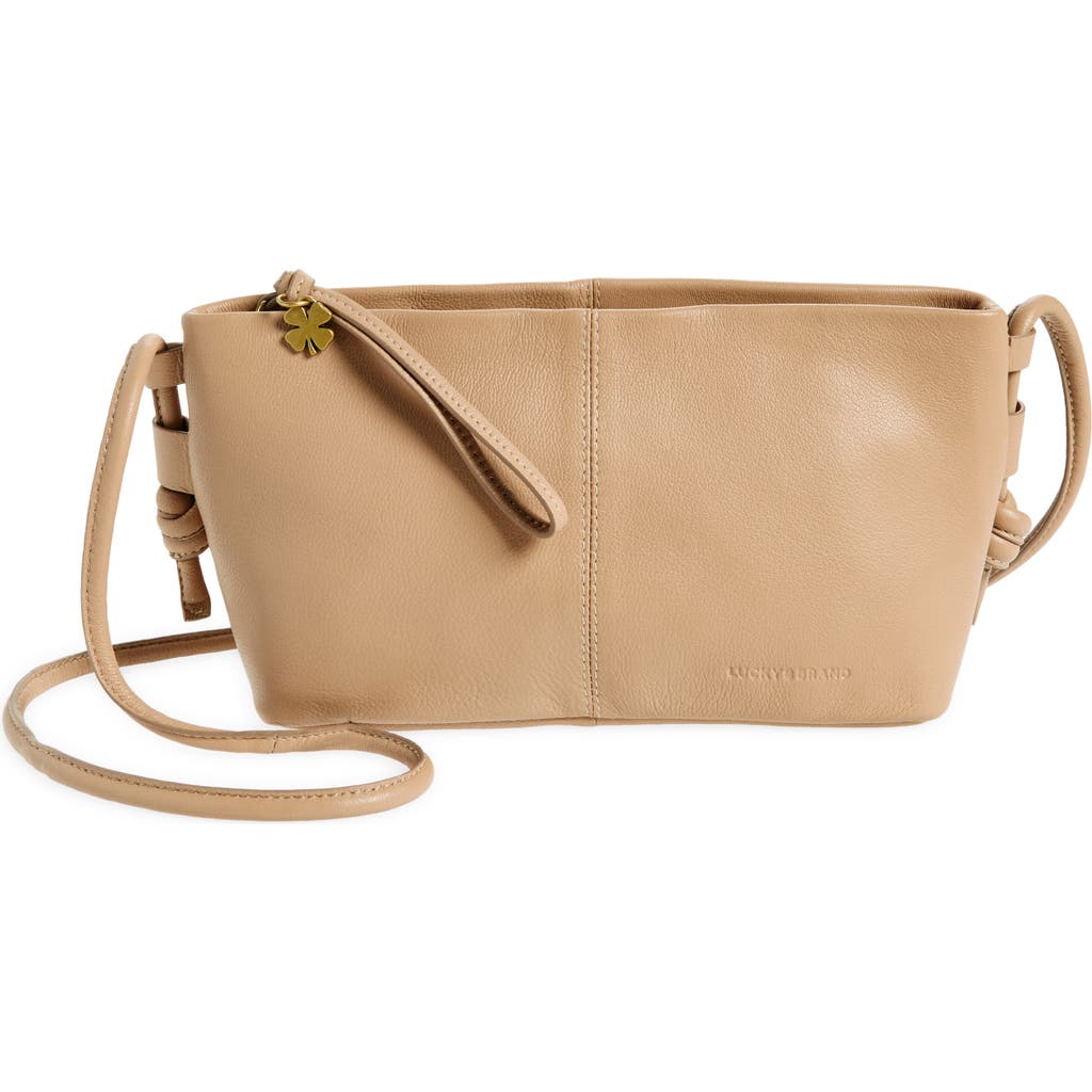 Lucky Brand Tala Leather Crossbody In Brown