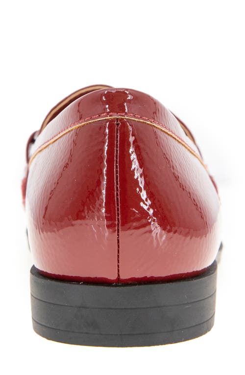 Reaction Kenneth Cole Great Bit Loafer In Rio Red Patent