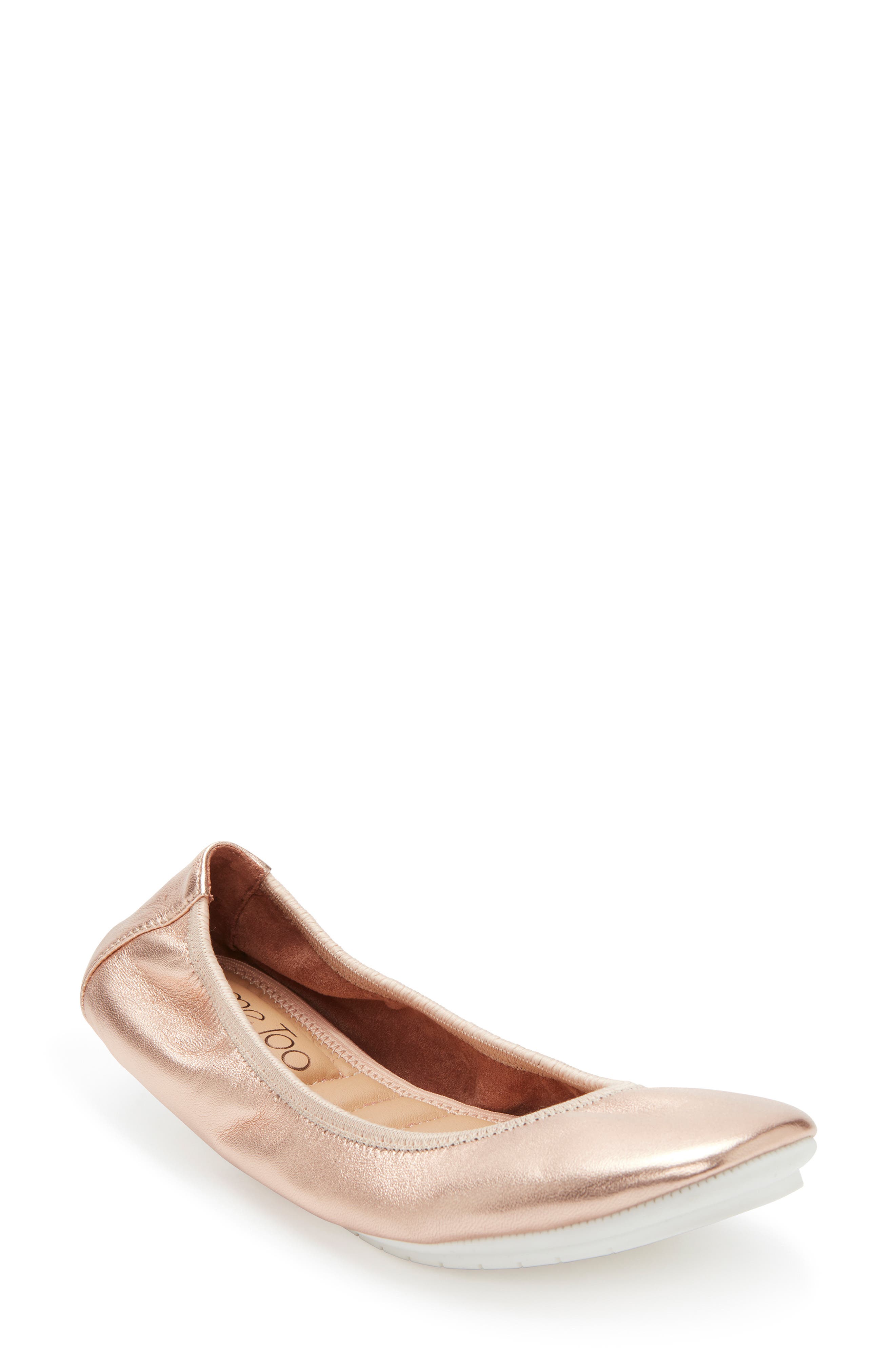 Me Too Tru White Skimmer Flat- Metallic