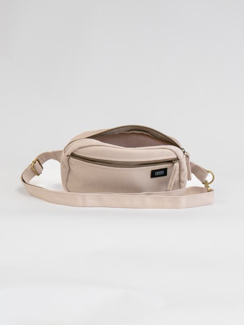 Terra Thread Organic Cotton Sling Belt Bag In Sand Dune