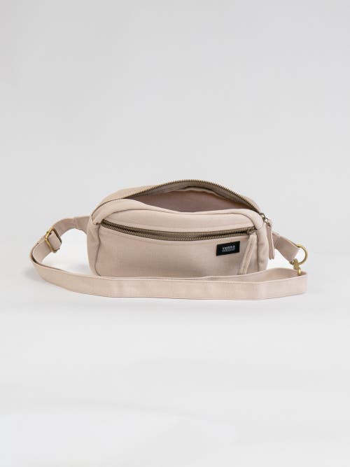 Shop Terra Thread Organic Cotton Sling Belt Bag In Sand Dune