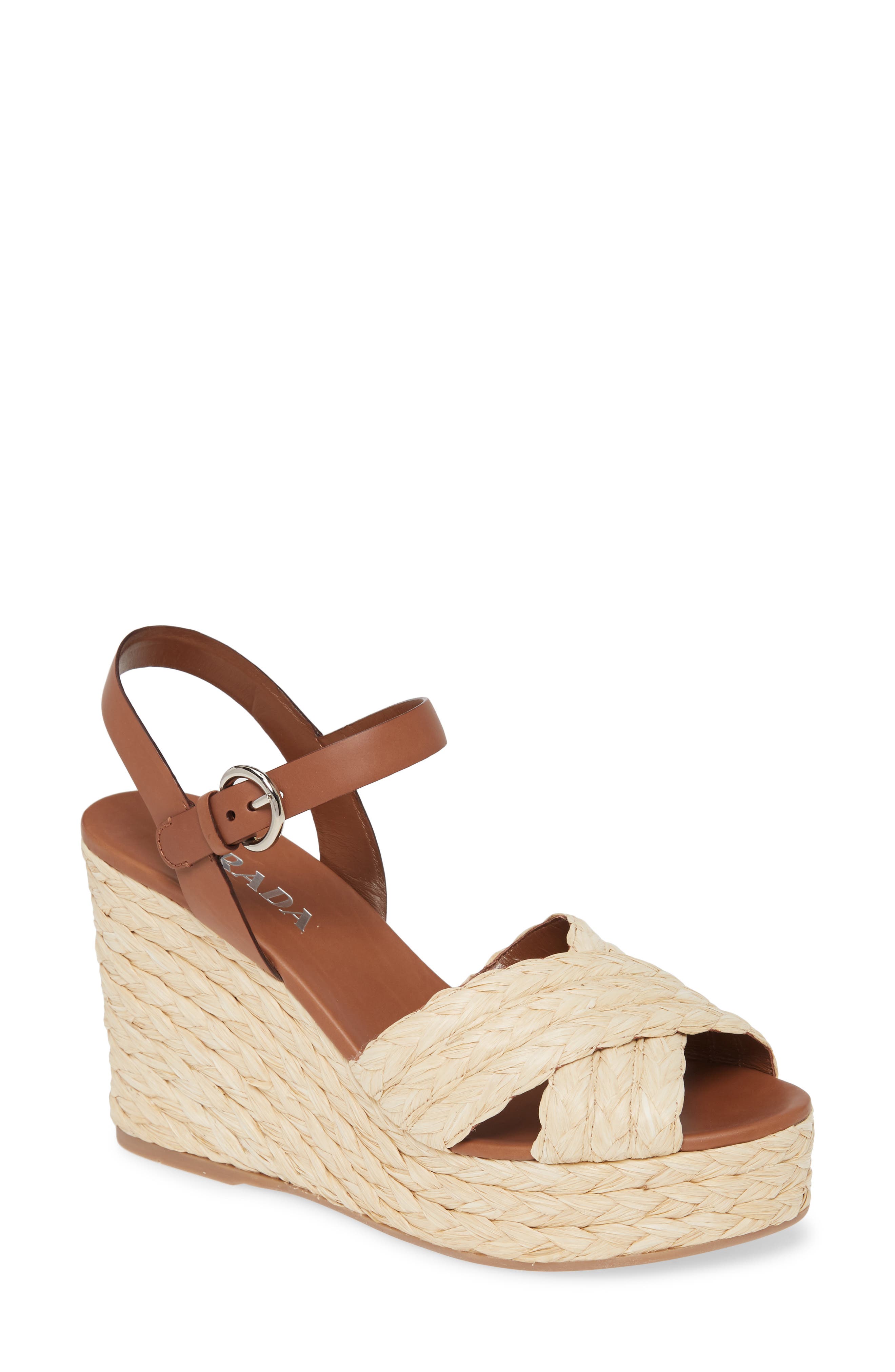 prada wedge sandals