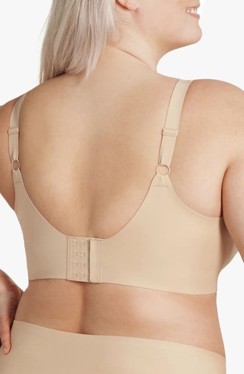 Evelyn & Bobbie Women's Neutrals Structured Scoop Bra In Sand In Sand