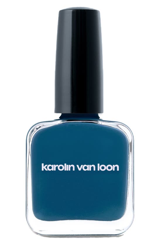 Shop Karolin Van Loon Bleu Neptune Nail Polish