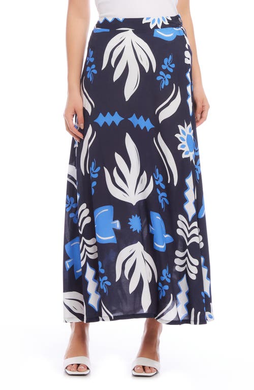 FIFTEEN TWENTY Lexi Palm Print Crepe Maxi Skirt at Nordstrom,