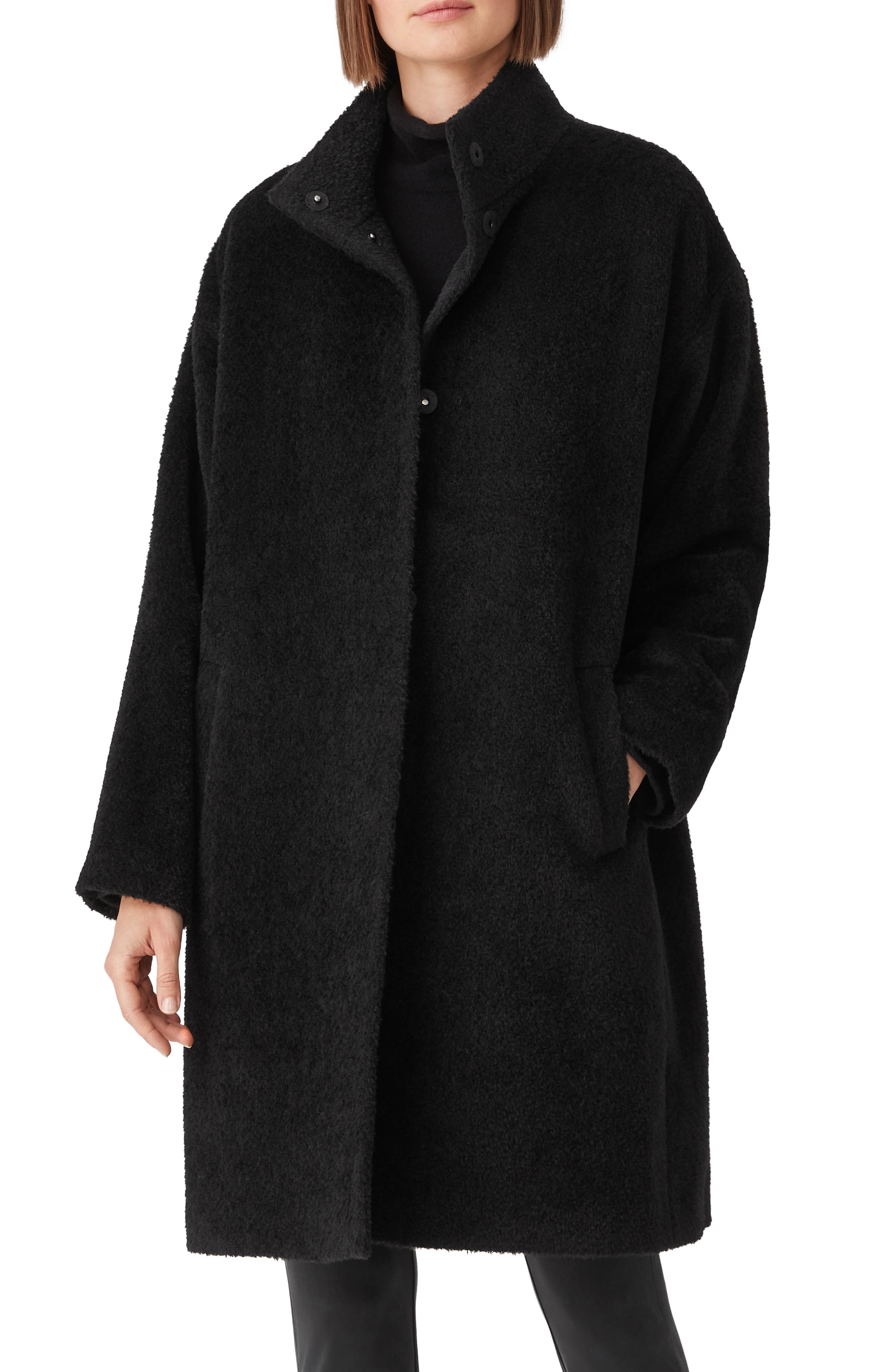eileen fisher long coat