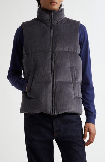 Herno Cotton Cashmere Corduroy Down Vest Nordstrom