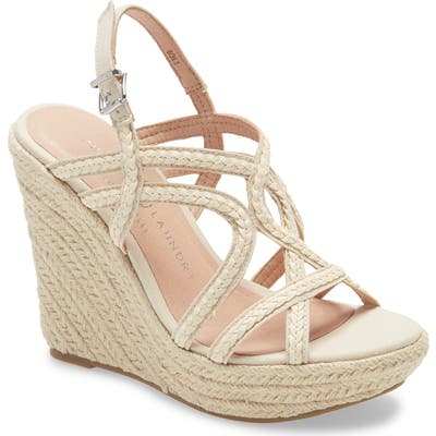 Chinese Laundry Maylin Wedge Espadrille Sandal- Beige