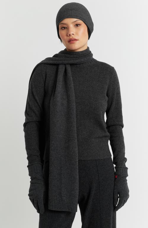 Shop Chinti & Parker Wool-cashmere Scarf In Charcoal