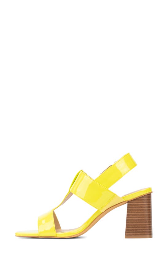 Fashion To Figure Women's Toni Wide Width Heels Sandals In Limeade