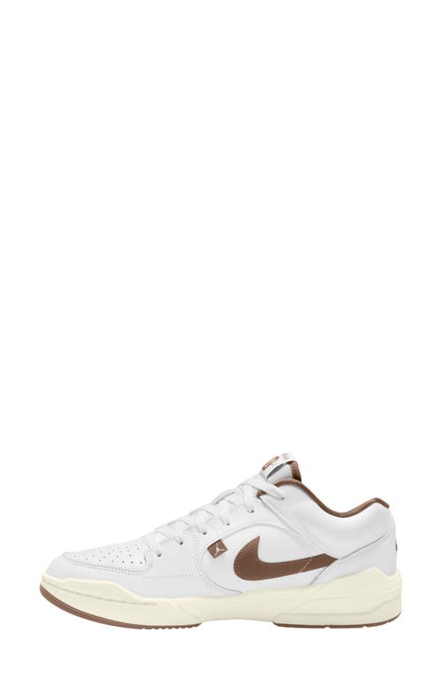 Shop Jordan Stadium 90 Sneaker In White/archaeo Brown/brown