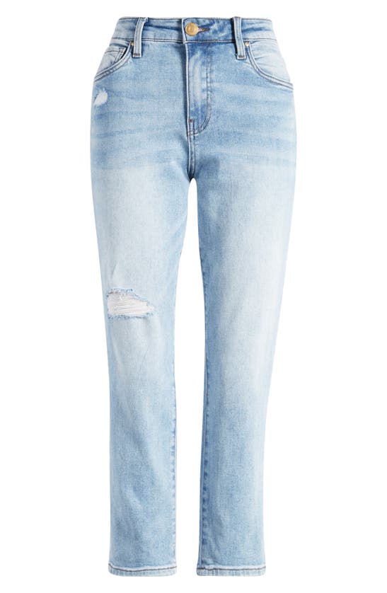 Shop Kut From The Kloth Catherine High Waist Straight Leg Jeans In Delivered