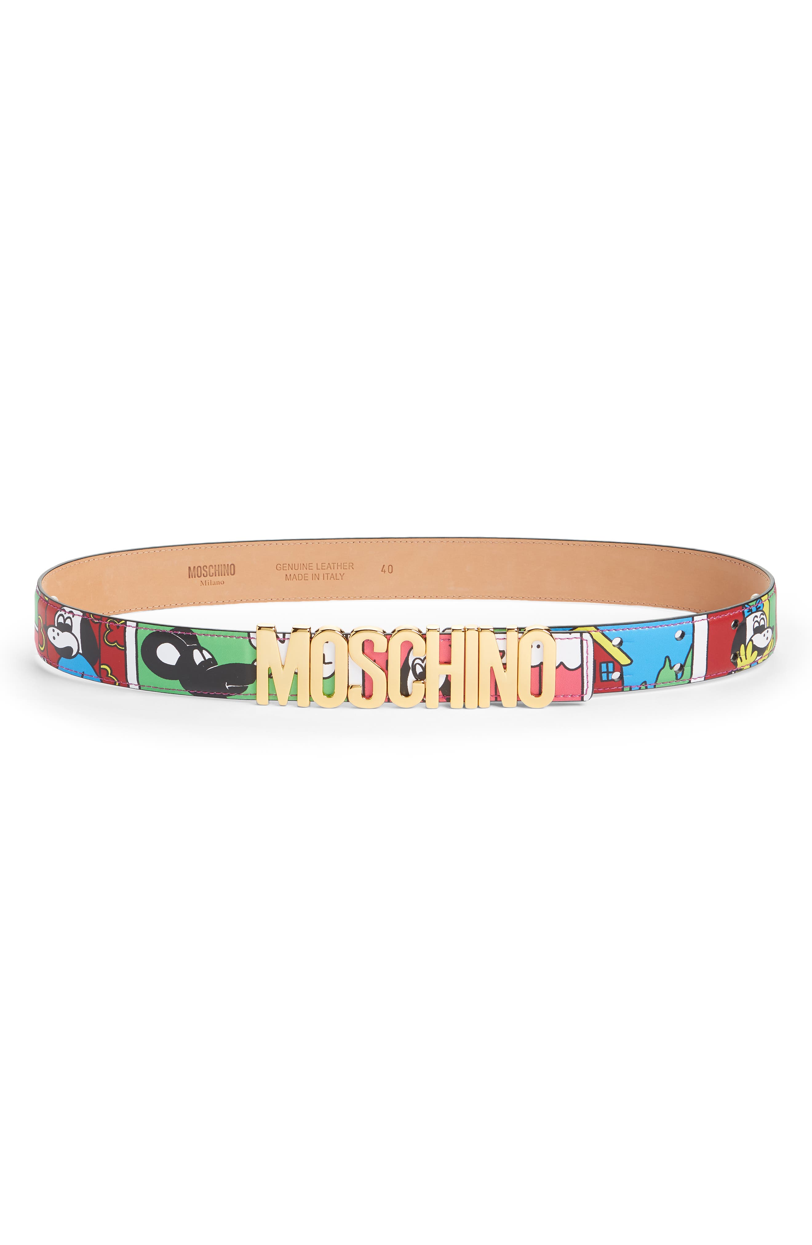 moschino belt dupe