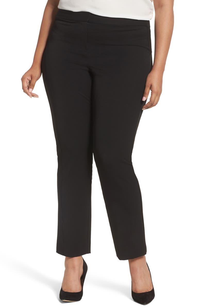 Vince Camuto Stretch Twill Seamed Pants (Plus Size) | Nordstrom
