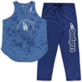 CONCEPTS SPORT Women's Concepts Sport White/Royal Los Angeles Dodgers Long  Sleeve V-Neck T-Shirt & Gauge Pants Sleep Set
