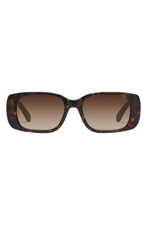 Karma 39mm Gradient Square Sunglasses in Neutral Tort /Brown