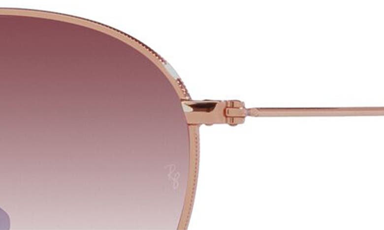 Ray Ban 48mm Rob Jr Irregular In Rose Gold