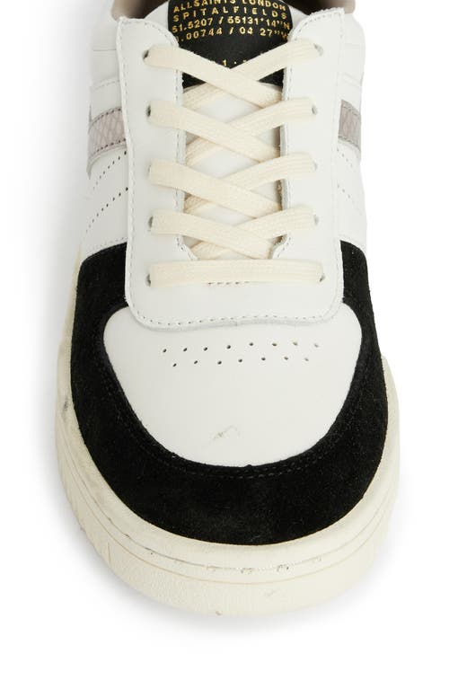 Shop Allsaints Vix Sneaker In White/black