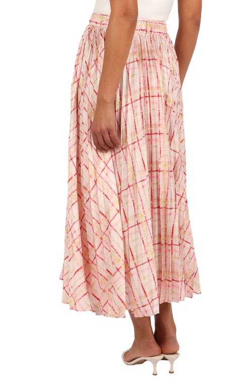 Petal And Pup Petal & Pup Polina Pleated Maxi Skirt In Pink