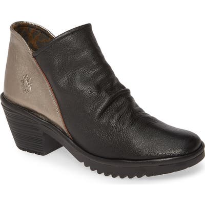 Fly London Wezo Bootie-6- Black