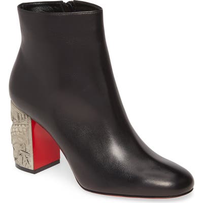Christian Louboutin Scrunch Bootie, Black (Nordstrom Exclusive)